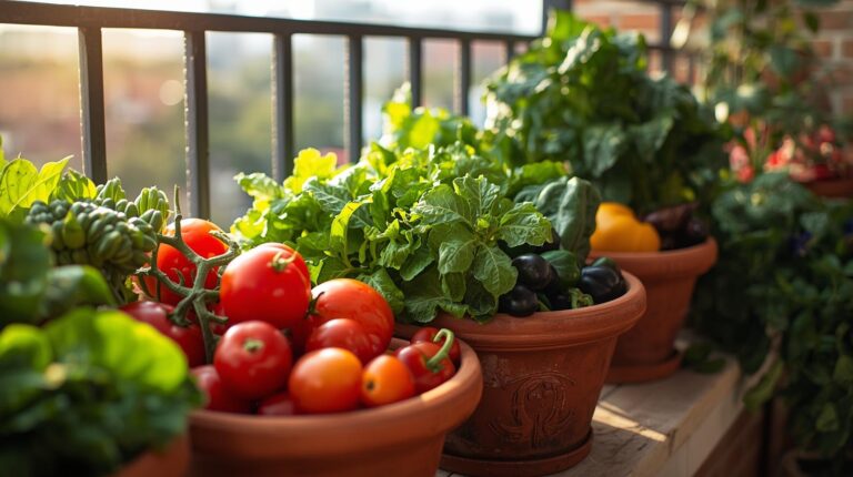 Balcony Vegetable Garden Setup