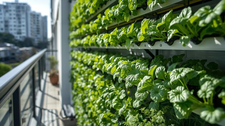 Vertical Hydroponics for Balconies